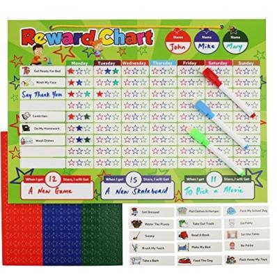 China Funny Decoration Magnetic Dry Erase Learning Calendar For Kids With Pen for sale