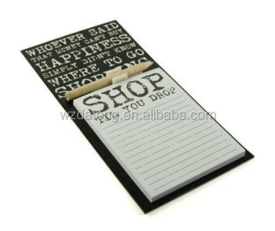 China Promotional Gifts Fridge Magnet , Lined Notepad / Pencil Shopping List 30 Sheets for sale