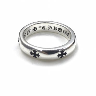 China Religious Ring Vintage Hip-Hop Christian Ring Cross Jewelry 925 Silver Couple Classic Punk Ring for sale