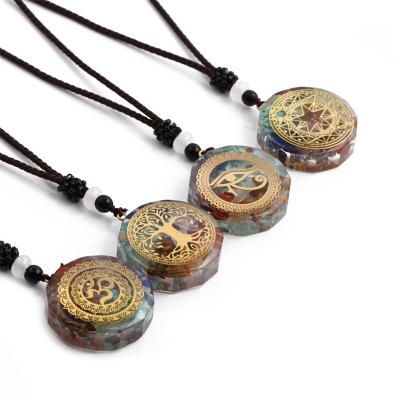 China New Romantic Style The Seven Chakra Necklace For Women Pendants For Necklace Pendant Pendant Necklace for sale