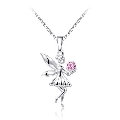 China New fashion accessories temperament angel necklace ladies CLASSIC simple personality design pendant clavicle chain for sale