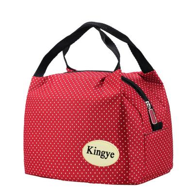 China Women Waterproof Canvas Insulated Lunch Bag for sale