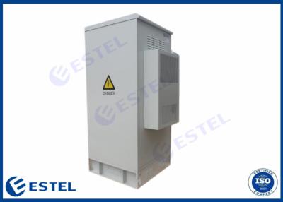 China Single Wall 46U AC220V Outdoor Telecom Cabinet for sale