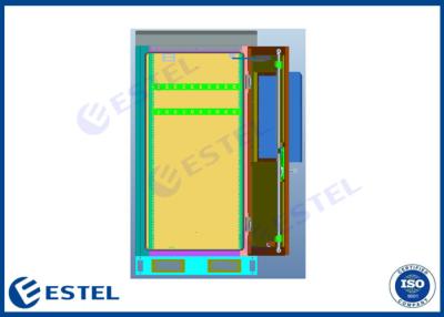 China Grey IP55 20U Outdoor Weatherproof Electrical Enclosures for sale