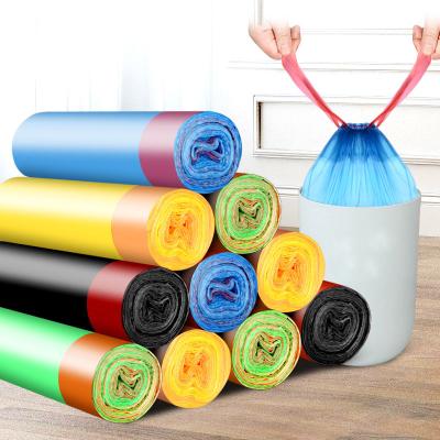 China Wholesale 30 Roll Recyclable Heavy Duty Biodegradable Black Garbage Factory Plastic Garbage Bag for sale