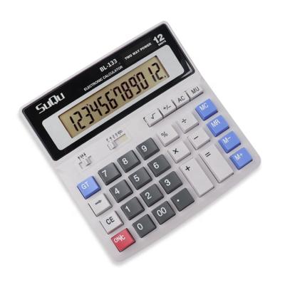 China 12-digit Promotion Office Supplies Electronic 12 Digit Check Correct General Calculator For Student for sale