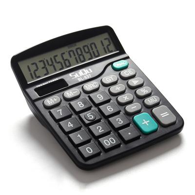 China Factory Supply 12 Digit Solar Powered Cheap Desktop Calculator for sale