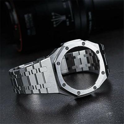 China Geekthink Fashion Stainless Steel Watch Band Classic Luxury Luxury Watch Band For G Shock Strap Ga2100 for sale