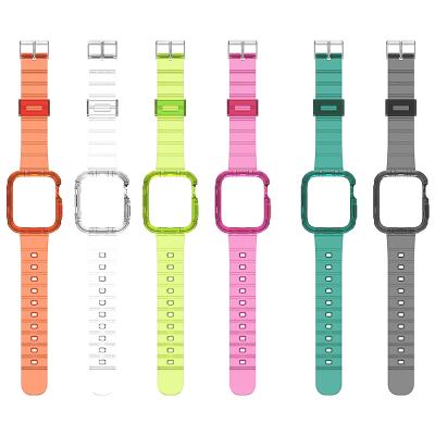 China MOQ 38mm IWatch Band Transparent Soft Bottom 42mm For Apple Watch Bands For Apple Watch Series 6 Band for sale