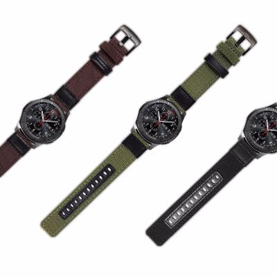 China Geekthink Hot Sale For Replacement Watch Woven Nylon Watch Band For Samsung Galaxy Watch 3 For 20mm 22mm Wrist for sale