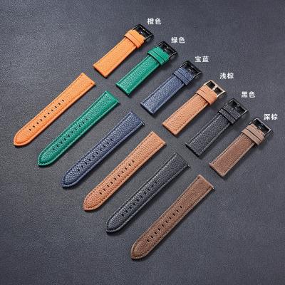 China Waterproof Classic High Quality Leather Watchband For Samsung Galaxy Watch 3 For Amazfit 46mm Huawei GT2 Strap Watch Crocodile for sale