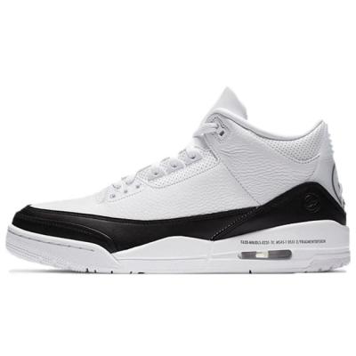 China HIGH END VERSION PVC Jordan 3 Retro Fragment X PS 3S White Mens Womens Sneakers Fashion Sports Shoes Casual Basketball Shoes for sale