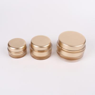 China Empty Personal Care 30g 50g Crown Jar Bottle For Nail Art Powder Makeup Cosmetic Cream Container Acrylic for sale