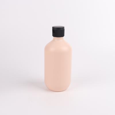 China Customized Cute 200ml 500ml Hotel Personal Care Hotel Pink PE Shampoo Bottle Body Cream Lotion Shower Gel Body Wash Bath Cream Plastic Bottle for sale