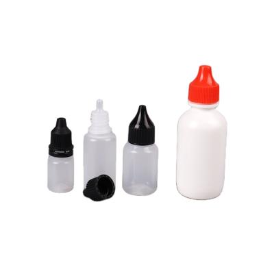 China PE Plastic Squeeze Personal Care Eye Dropper Bottle 5ml 10ml 15ml 20ml 50ml Plastic Eye Drop Bottles for sale