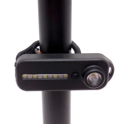 China Multifunctional Waterproof PC Plastics Mini LED Bicycle Tail Light IP65 Recycling Lamp With Safety Alarm USB Chargeable Bike Rear Light for sale