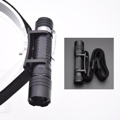 China Camping Zoomable 3 Modes LED Flashlight Torch 1000 Lumen LED Flashlight Rechargeable Headlight for sale