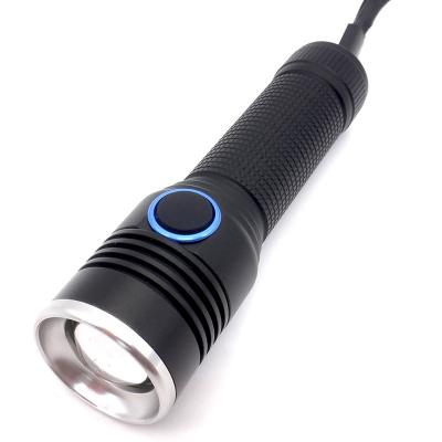 China Portable Ultra Bright Adjustable Camping Focus LED Flashlight For Camping Tactical Flashlight T6 LED Zoomable Flashlight for sale