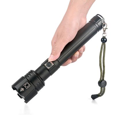 China Zoomable Strobe LED Torch Flashlight Self-Defense Zoomable LED Flashlight Camping Tactical Rechargeable Flashlight for sale