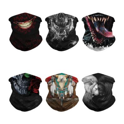 China Multifunctional Masquerade Christmas Role Playing Bandana Masks Stain OEM Cute Custom Anime Pattern Party Bandana Masks Autumn Winter Warm Unisex for sale