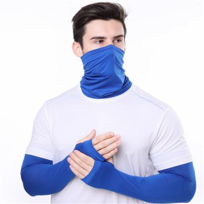 China Breathable Stitch Free 3d Printing Arm Thermal Bonding Sleeve For Outdoor Riding Jogging Fishing for sale