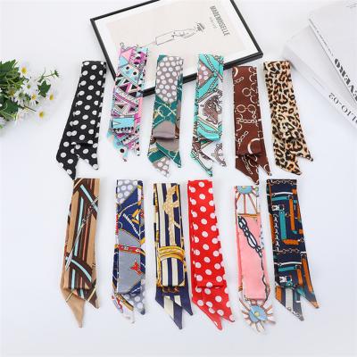 China Short Scarf 2022 Luxury Silk Woman Women Large Long Ribbon Hijab Wholesale Narrow Ladies Shawls for sale