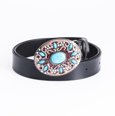 China Fashion.Casual style belt turquoise personality belt ethnic style horseback fashion factory outlet belt for sale