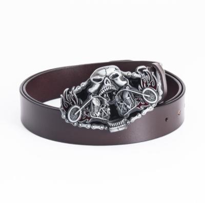 China Fashion.Casual factory direct sales men's pull belt cowhide designer fashion personality belt for sale