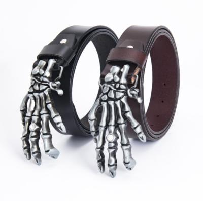 China Fashion.Casual Belt Men's Large Main Claw Skull Rider Belt Personality Outdoor Fashion Casual Belt for sale