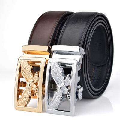 China Fashion.Casual Popular Leather Belt Men's Eagle Buckle Automatic Business Casual Belt for sale