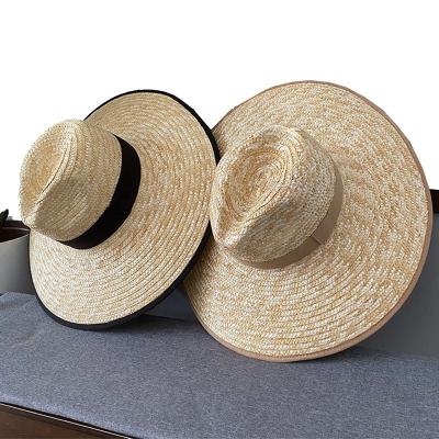 China Hot Picture Women Unisex Men Fashion Casual Fashion Bandit Hat Sun Straw Panama Jazz Hat Cowboy Fedora Summer Beach Hat for sale