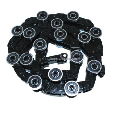 China Escalator Slewing Chain Pulley Group 609 Bearings 16 Sections 17 Sections Xiji Xunda Traditional Escalator Slewing Chain for sale