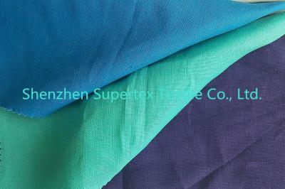 China Colourful Ramie Linen Fabric Poplin in Solid Dyed 230~250GSM for sale