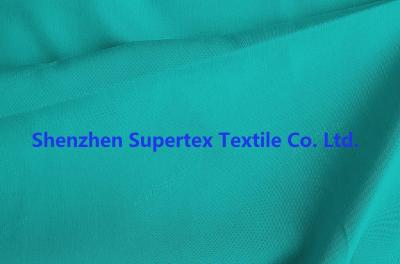 China Workwear Uniform Fabric Polyester DTY Twill Fabric Jacquard Letters Two Tone Fabric Green Color for sale