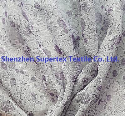 China Dobby Purple van de de Chiffonstof van de Punten100% Polyester in Geverft Garen Te koop