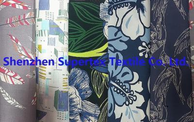 China Poplin Reactive Print Garment Custom Cotton Fabric 40S 118GSM 147CM for sale