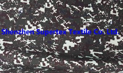 China PTFE Laminated 300D Polyester Oxford Breathable Coated Fabric 2mm Ribstop Digital Camo for sale