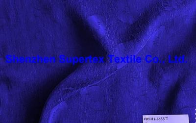 Cina tessuto floreale del rivestimento di immaginazione del jacquard del blu reale del rayon di 200GSM Cupro in vendita