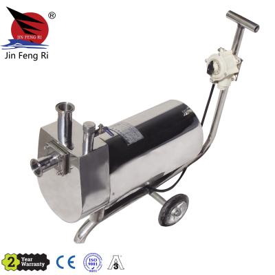 China Sanitary Mobile Stainless Steel Sanitary Self-priming Pump, For Food, Beverage, Wine Processing ZXB for sale