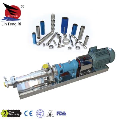 China Auto Industry Stainless Steel G Type Sanitary Single Screw Cavity Pump Mono Pumps for sale