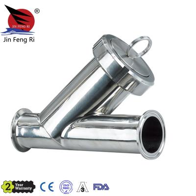 China Flange Sanitary Connection Y Hotels Stainless Steel Sanitary Strainer for sale