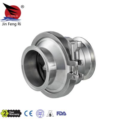 China Food And Pharmaceutical Sanitary Stainless Steel ISO 304 316L SMS DIN Check Valve for sale