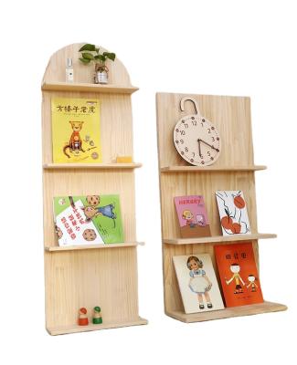 China Nordic Adjustable Multi-Layer Corner Bookshelf Nordic Multi-Layer Bookshelf Living Room Wall Children Shelving Wall Shelf Kids Living Rack for sale