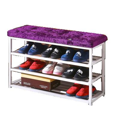 China Modern Home Furniture 3 Tier Shoe Rack Chair Stool for sale