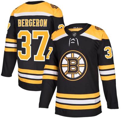 China Shirts & 2022 New Wholesale 37 Boston Bruins Ice Hockey Jersey Wholesale 37 Bergeron Rask Uniform Charagne 40 Rask for sale