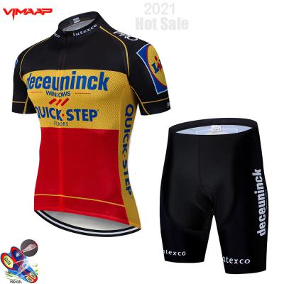 China Breathable 2022 Mens Cycling Jersey Set Sublimation Short Sleeve 