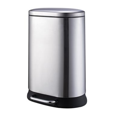 China BX Group Stainless Steel Food Pedal Bin Hotel Trash Can Kitchen Sustainable Waste Bin for sale