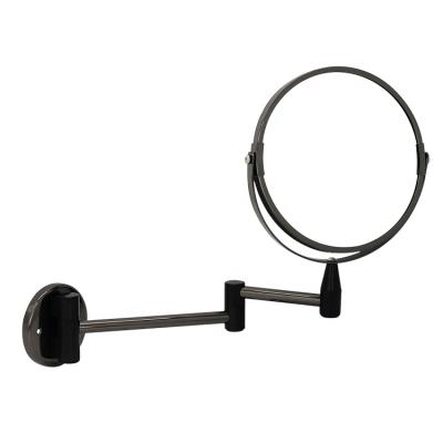 China BX Hot Sales Black Color Lighted Extendable Makeup Mirror For Hotel for sale