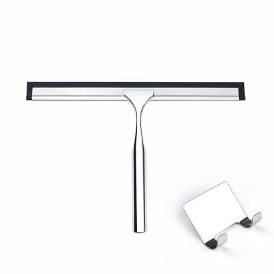 China Window/Mirror Cleaning BX Group Stainless Steel Window Cleaning Wiper Zinc Alloy Handle With Hook Window Wiper for sale