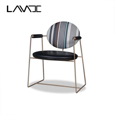 China High quality round modern strap lounge chair vintage leather leman extended lounge chair for sale